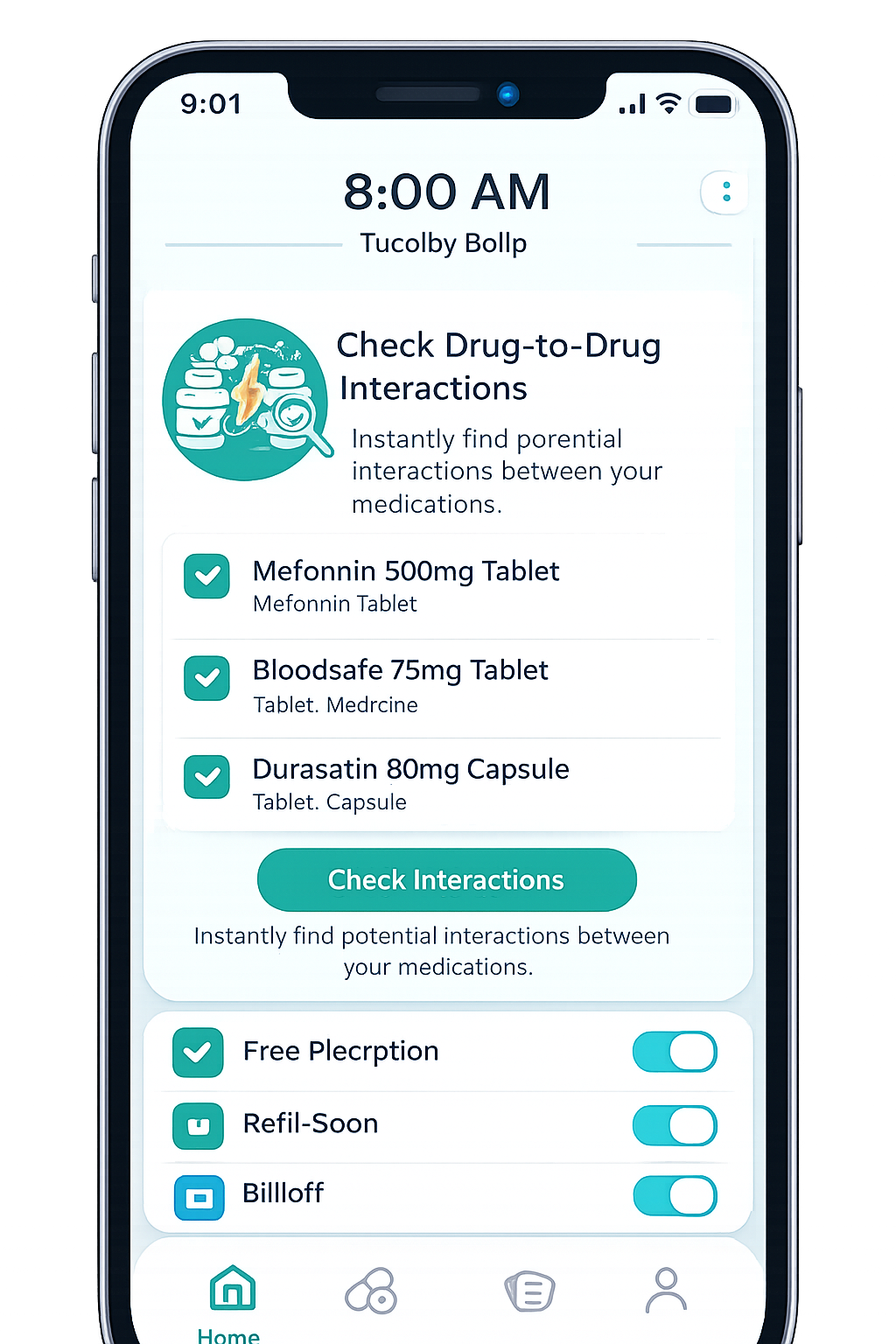 DawaiSmart App Screen